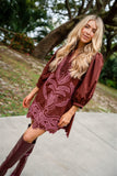 AUTUMN ROSE DRESS