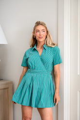 THE MOJITO STRIPE ROMPER