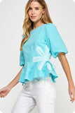 DANIELLA TOP (BLUE)