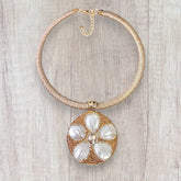 SAND FLOWER NECKLACE
