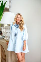 THE HARBOR BLEU DRESS