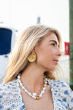 LARGE SHELL EARRINGS