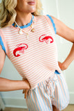 SHELLFISH KNIT TOP
