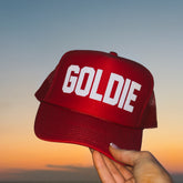 SCARLET WAVE TRUCKER HAT