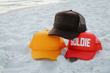 SCARLET WAVE TRUCKER HAT