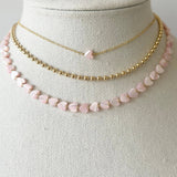 BLUSH HEART NECKLACE