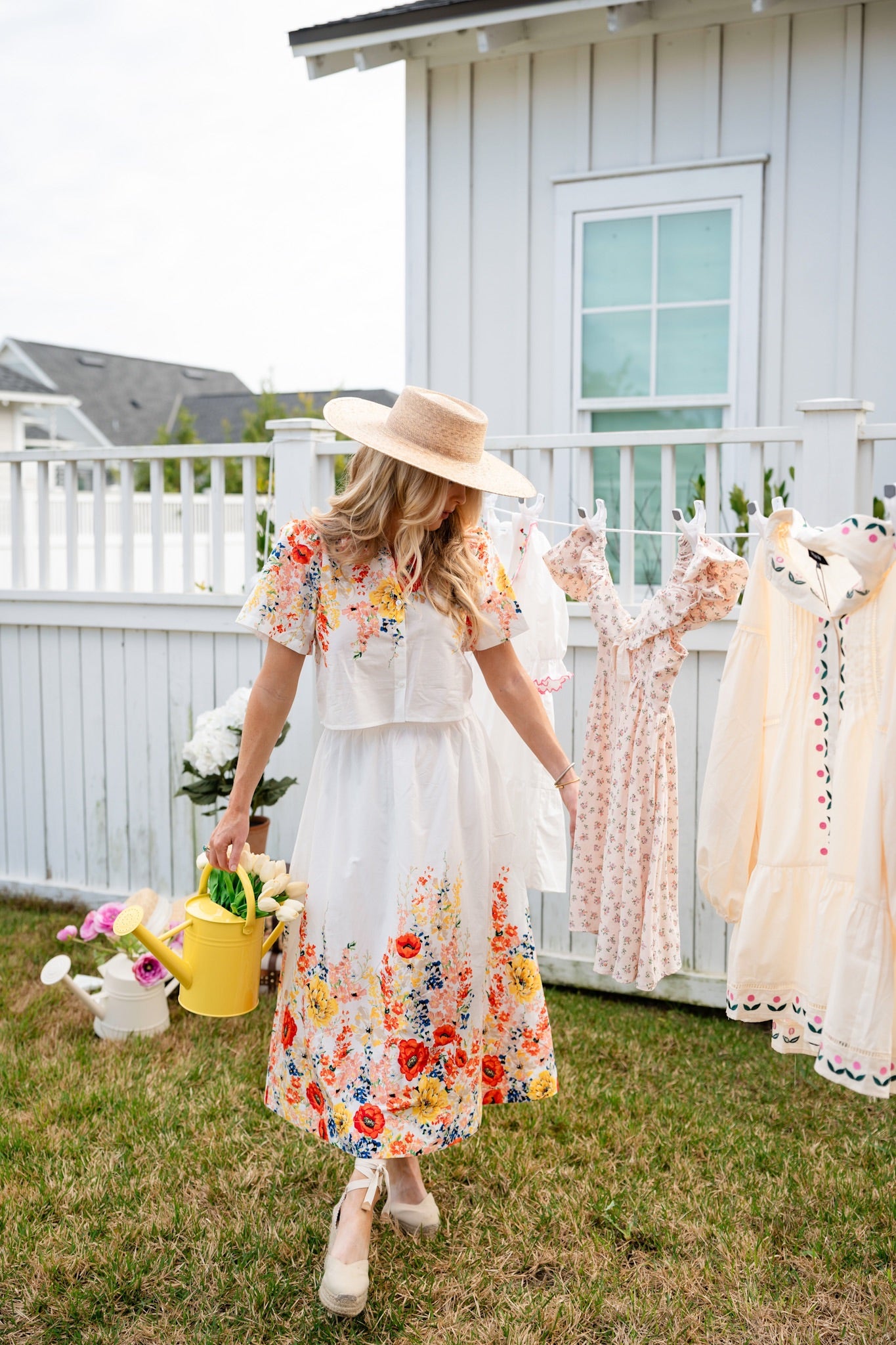 GARDEN BLOOM MIDI SKIRT