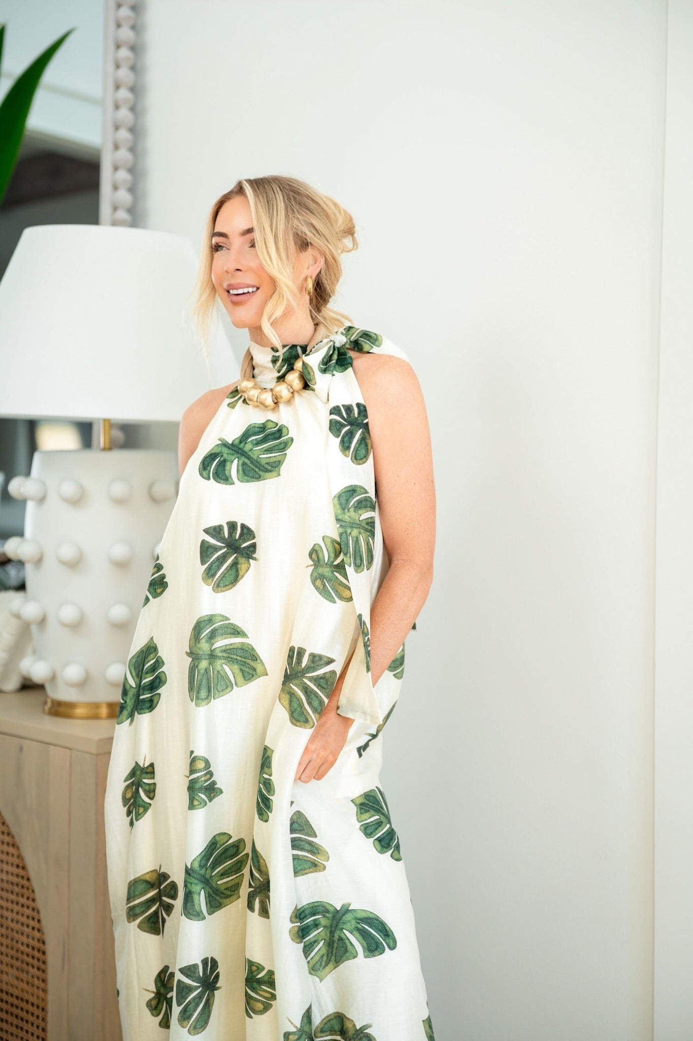 PALM FRAWN DRESS