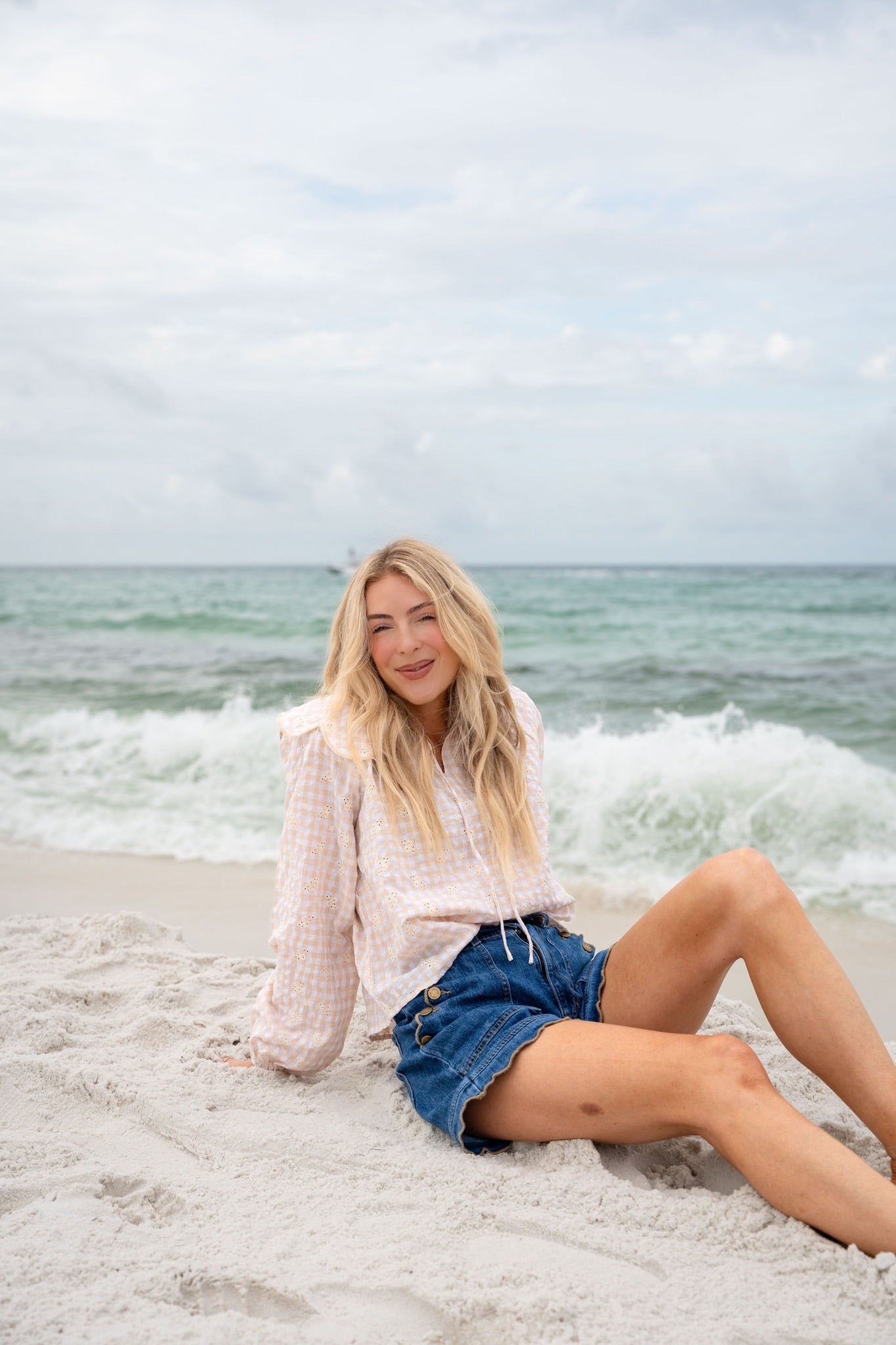 SHELL COTTAGE BLOUSE