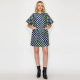 FLOWER DOT DRESS