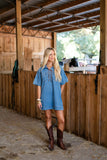 RUSTWOOD LACE-UP DRESS