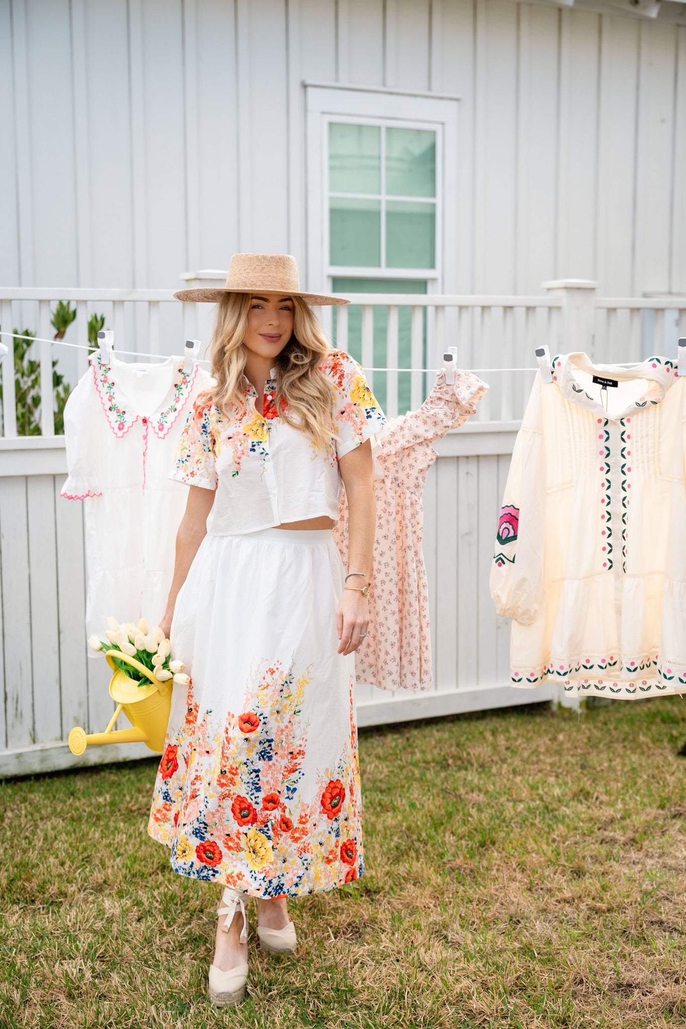 GARDEN BLOOM MIDI SKIRT