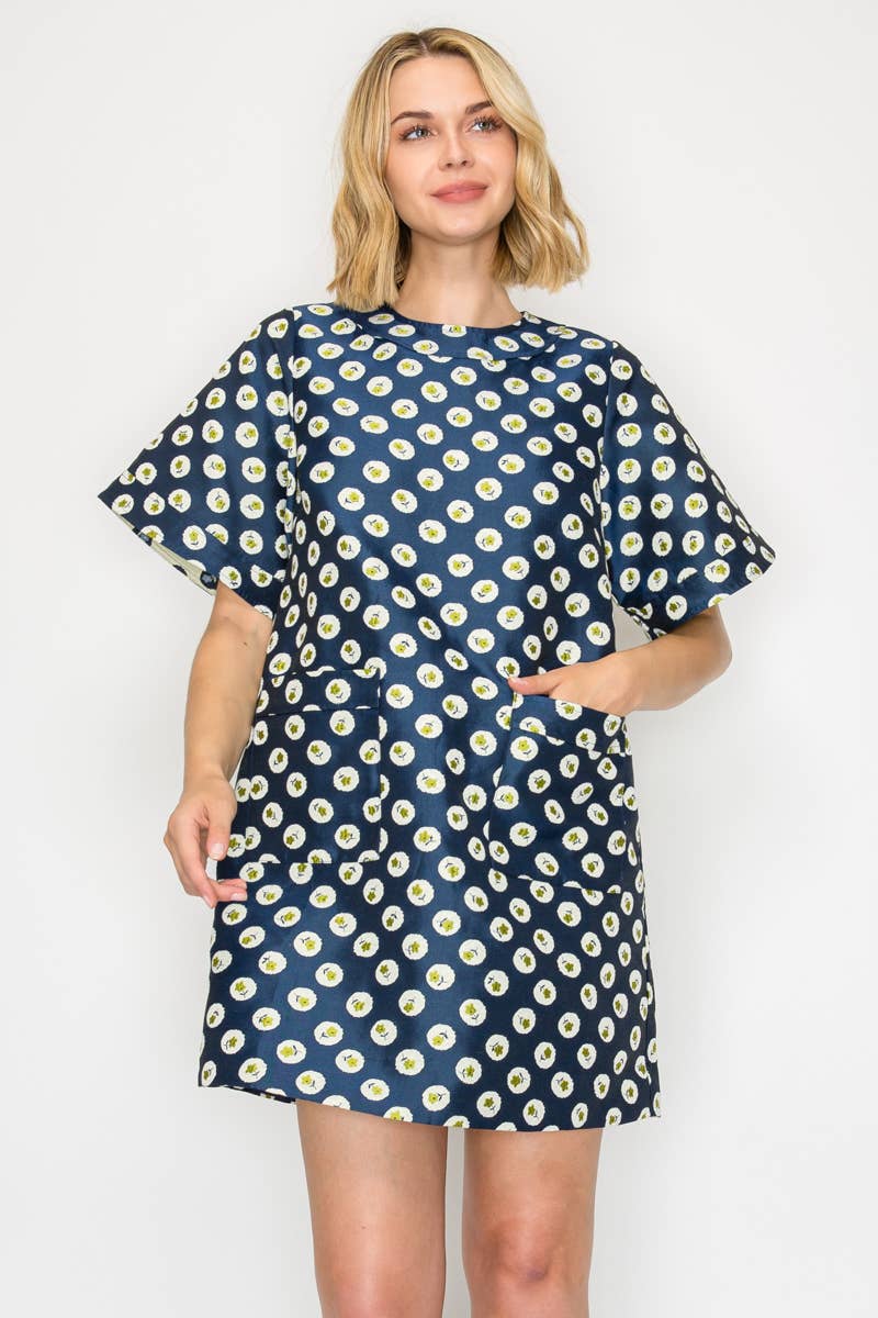 FLOWER DOT DRESS