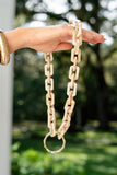 ECRU MARBLE NECKLACE
