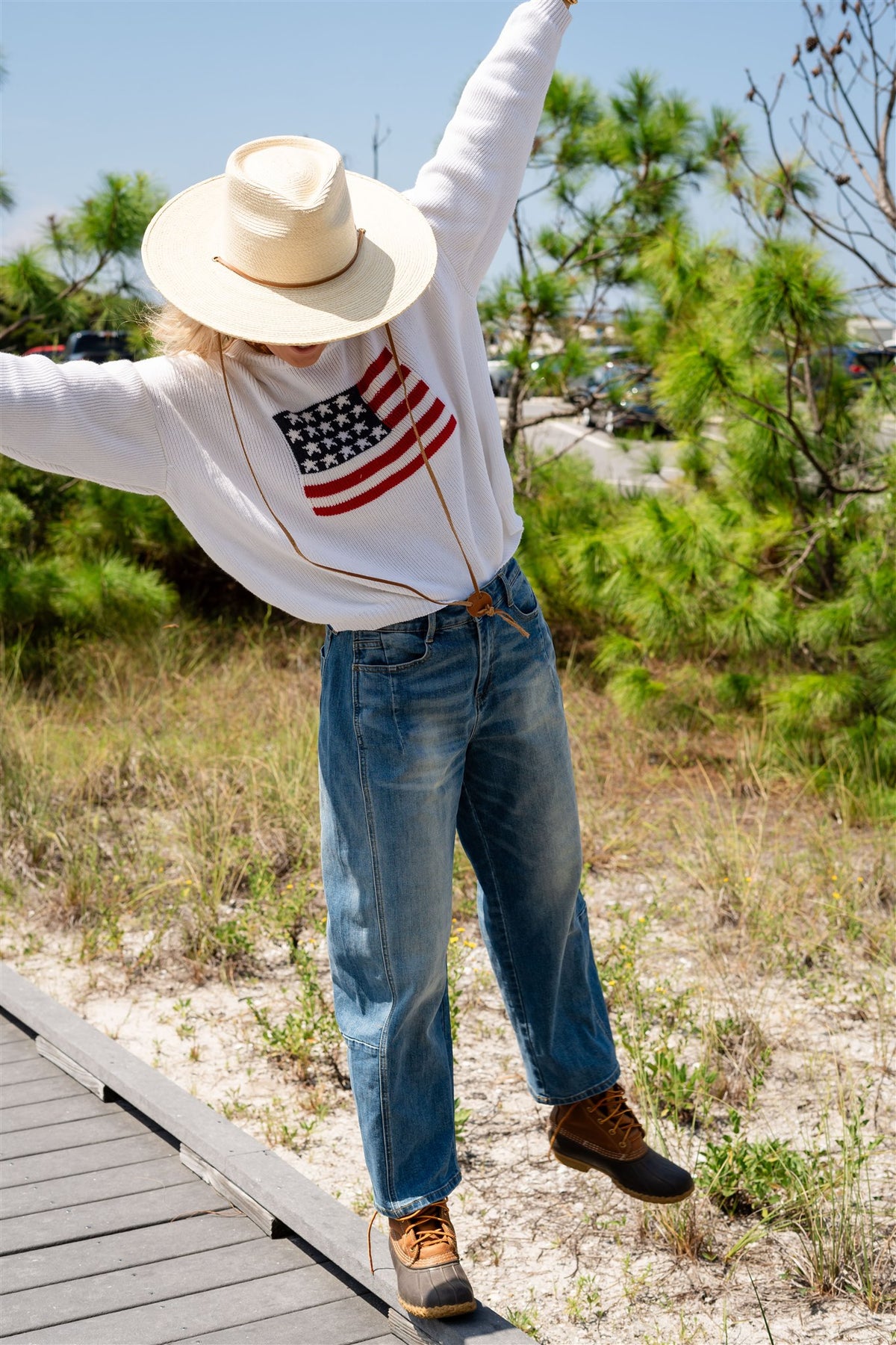 BARREL DENIM JEANS