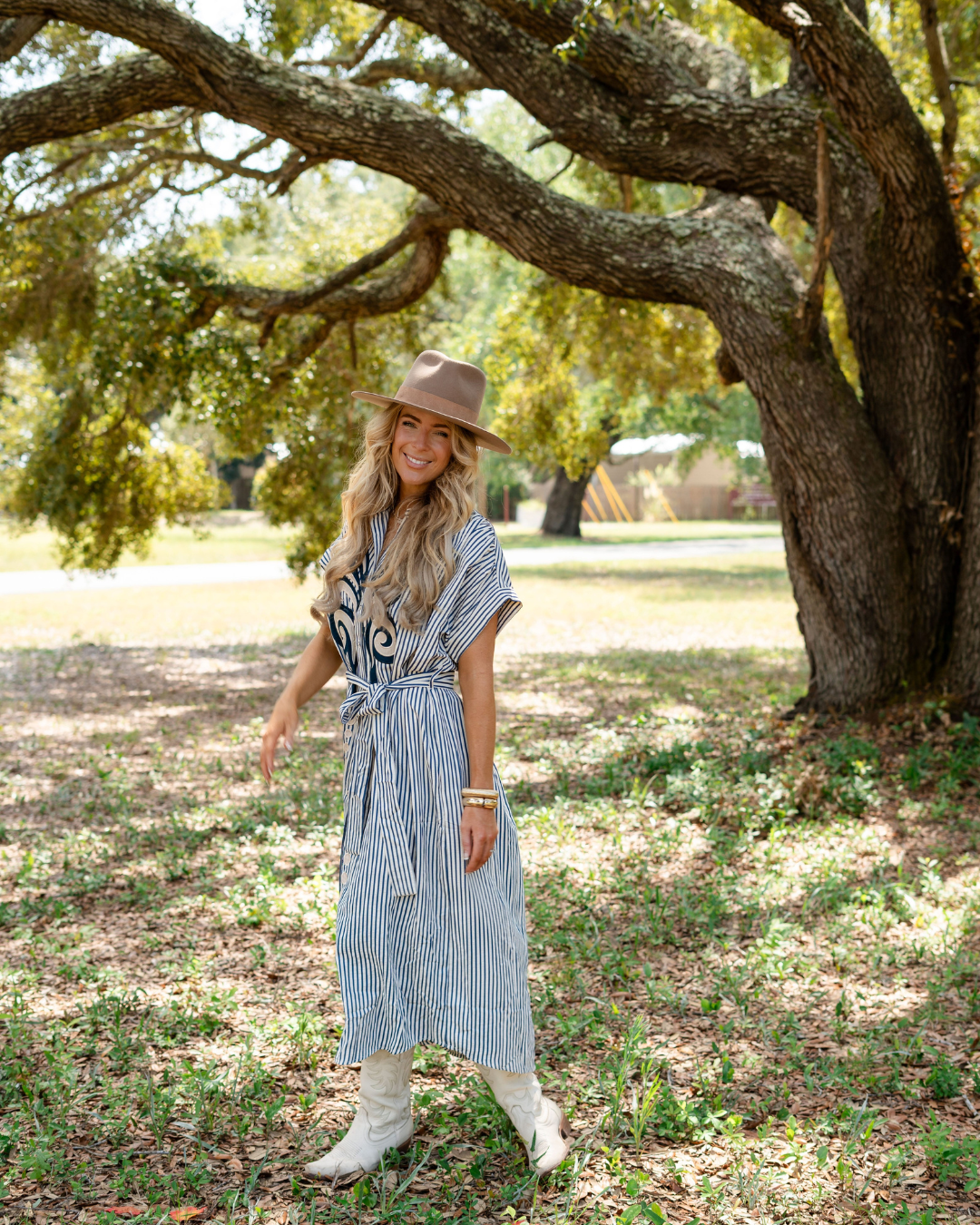 BLUE HARVEST DRESS