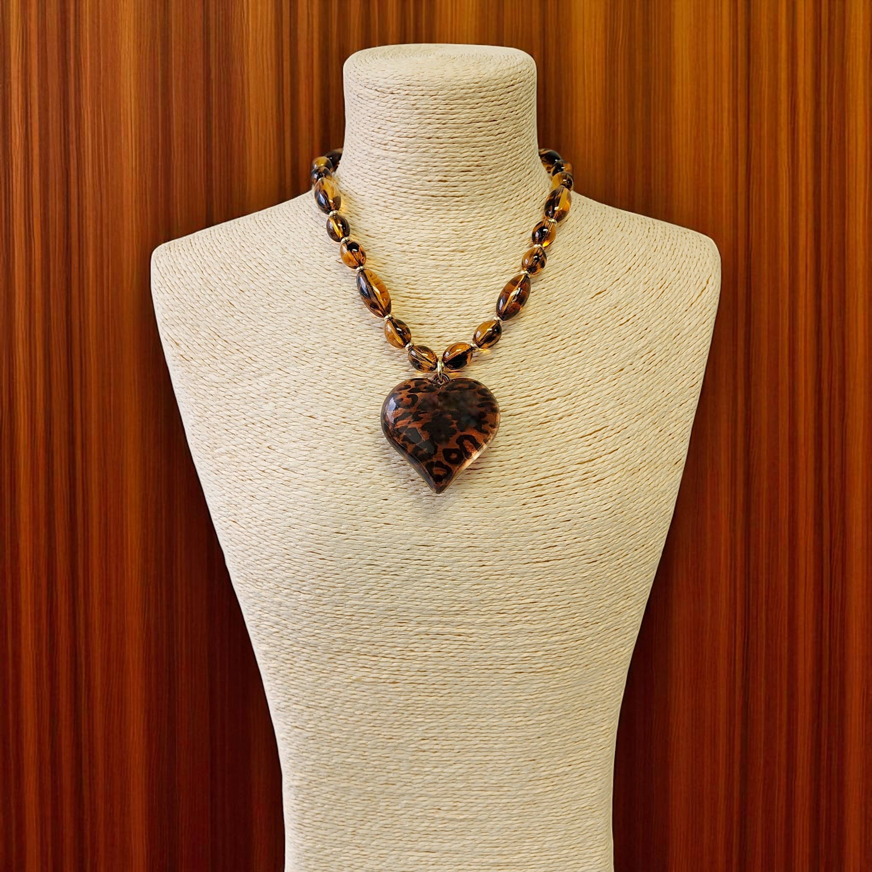 TORTOISE HEART NECKLACE