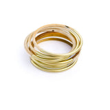 METALLIC GOLD BANGLE SET