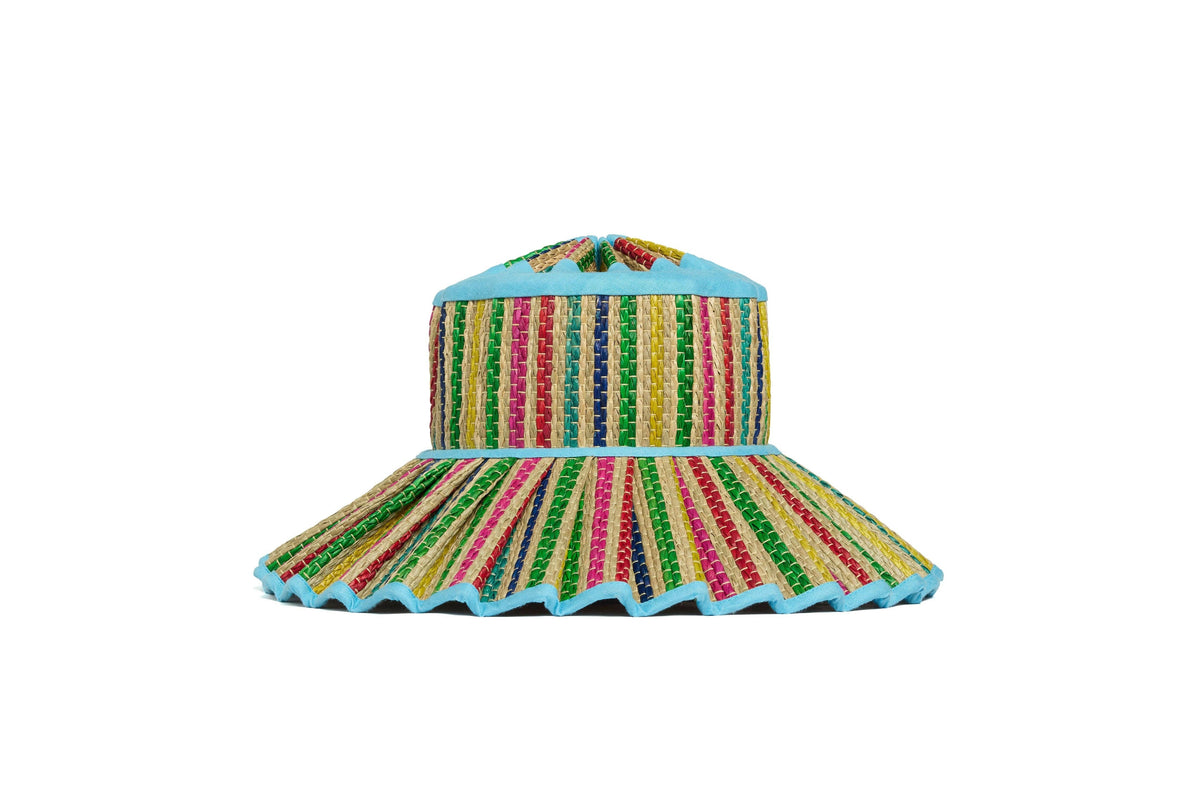 TROPICAL | OCEAN BLUE | LUXE CAPRI HAT