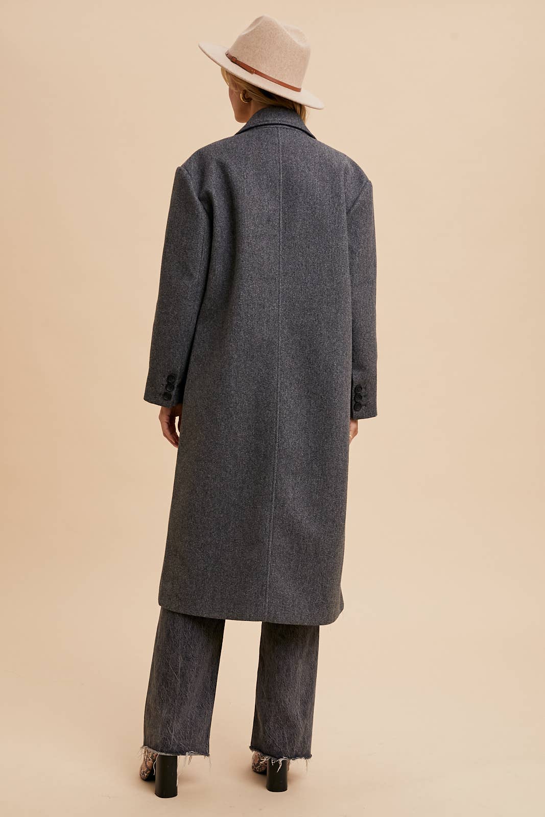 FELTED TRENCH COAT