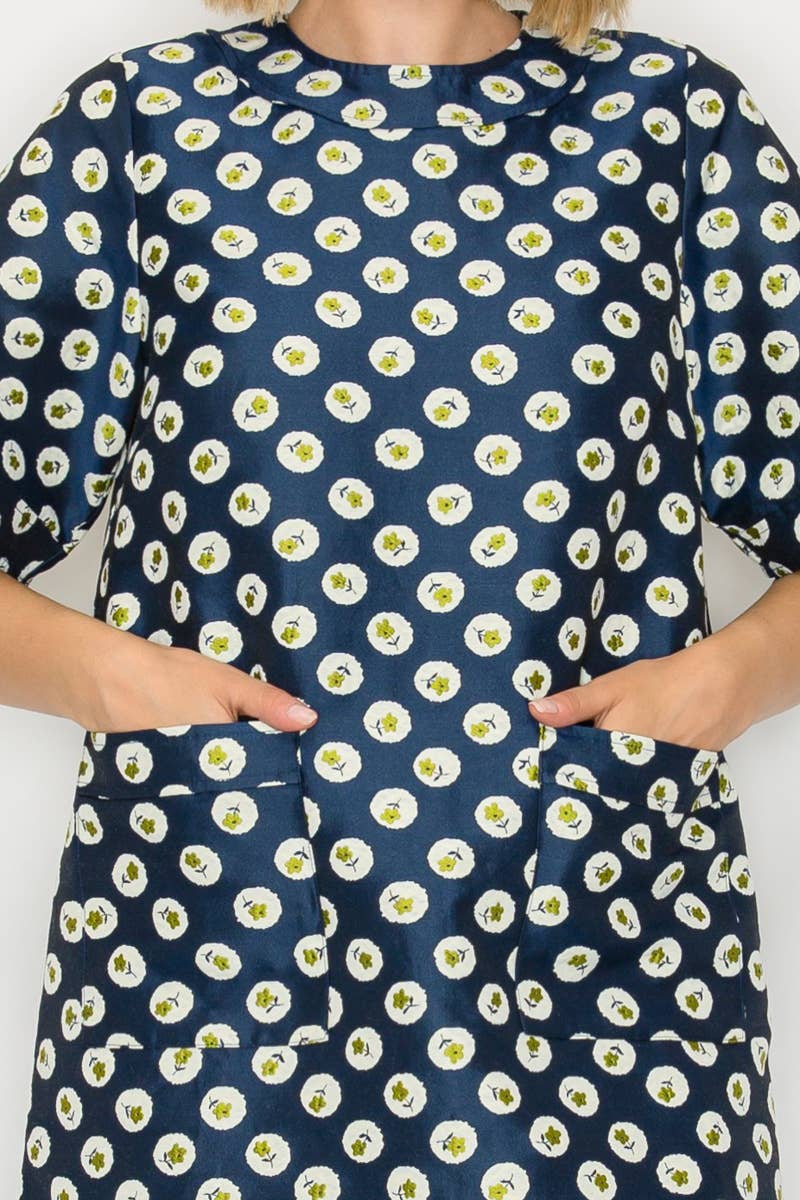 FLOWER DOT DRESS