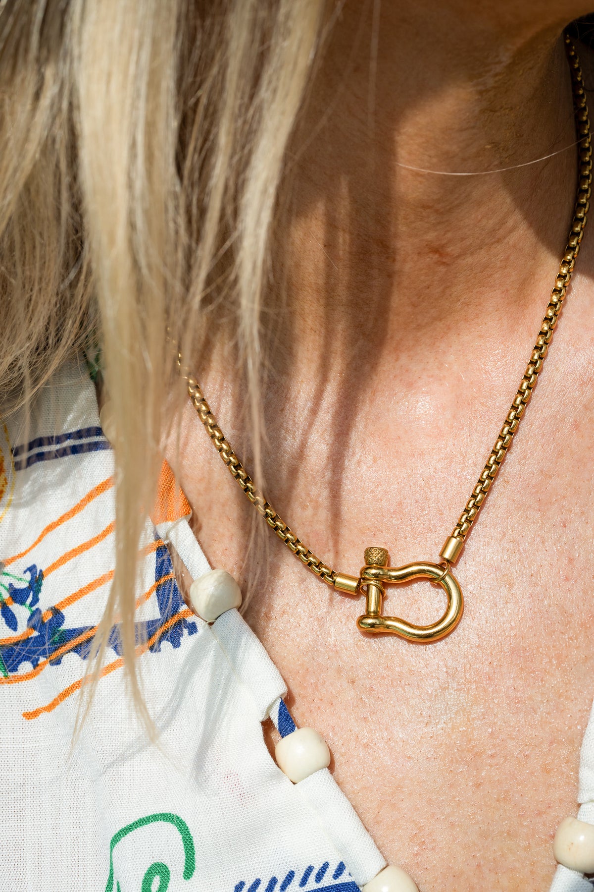 GOLD LOCK NECKLACE