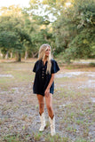 SABLE ROMPER DRESS