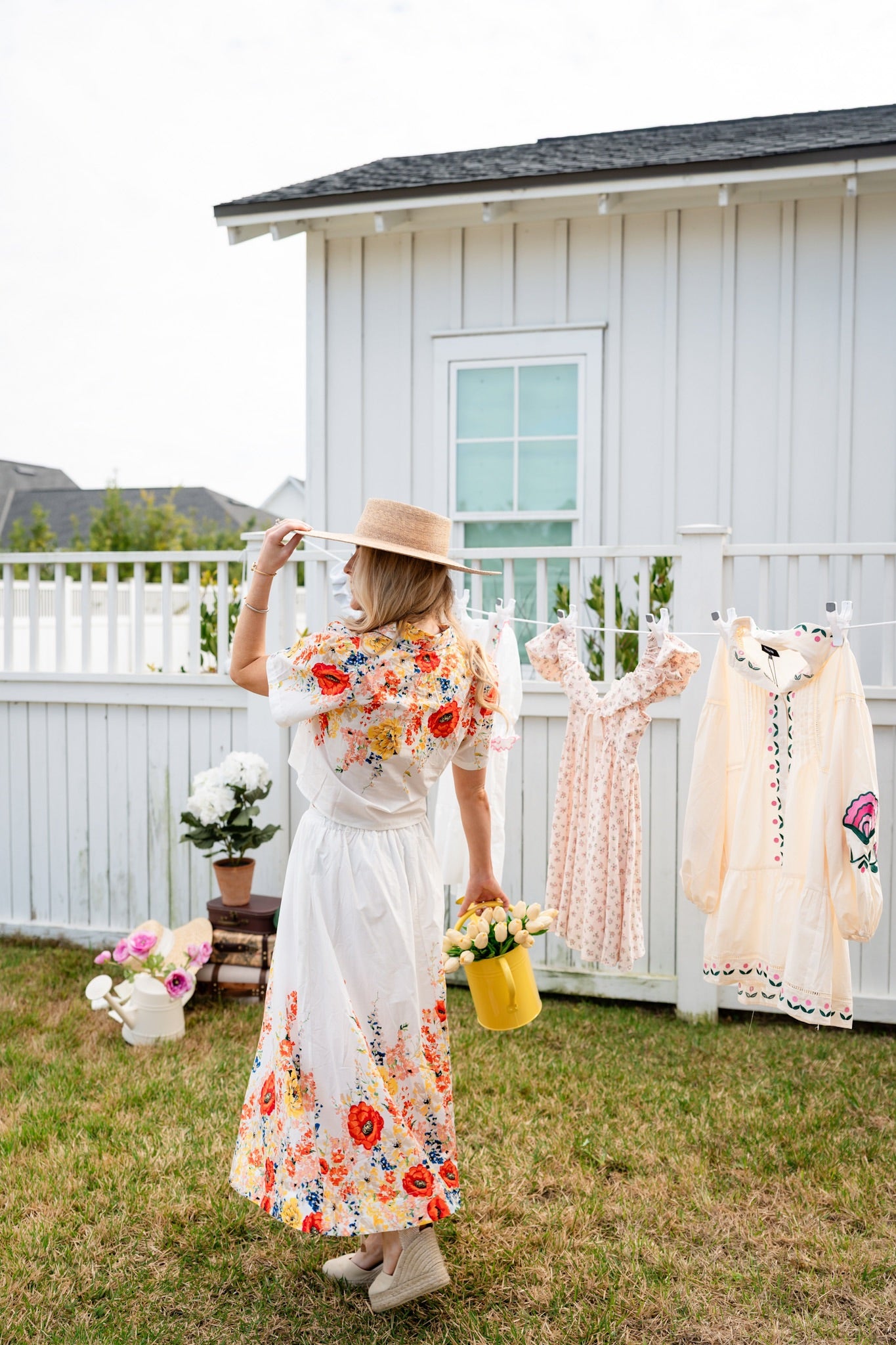 GARDEN BLOOM MIDI SKIRT