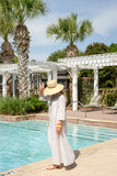 BEIGE STRIPE DRESS