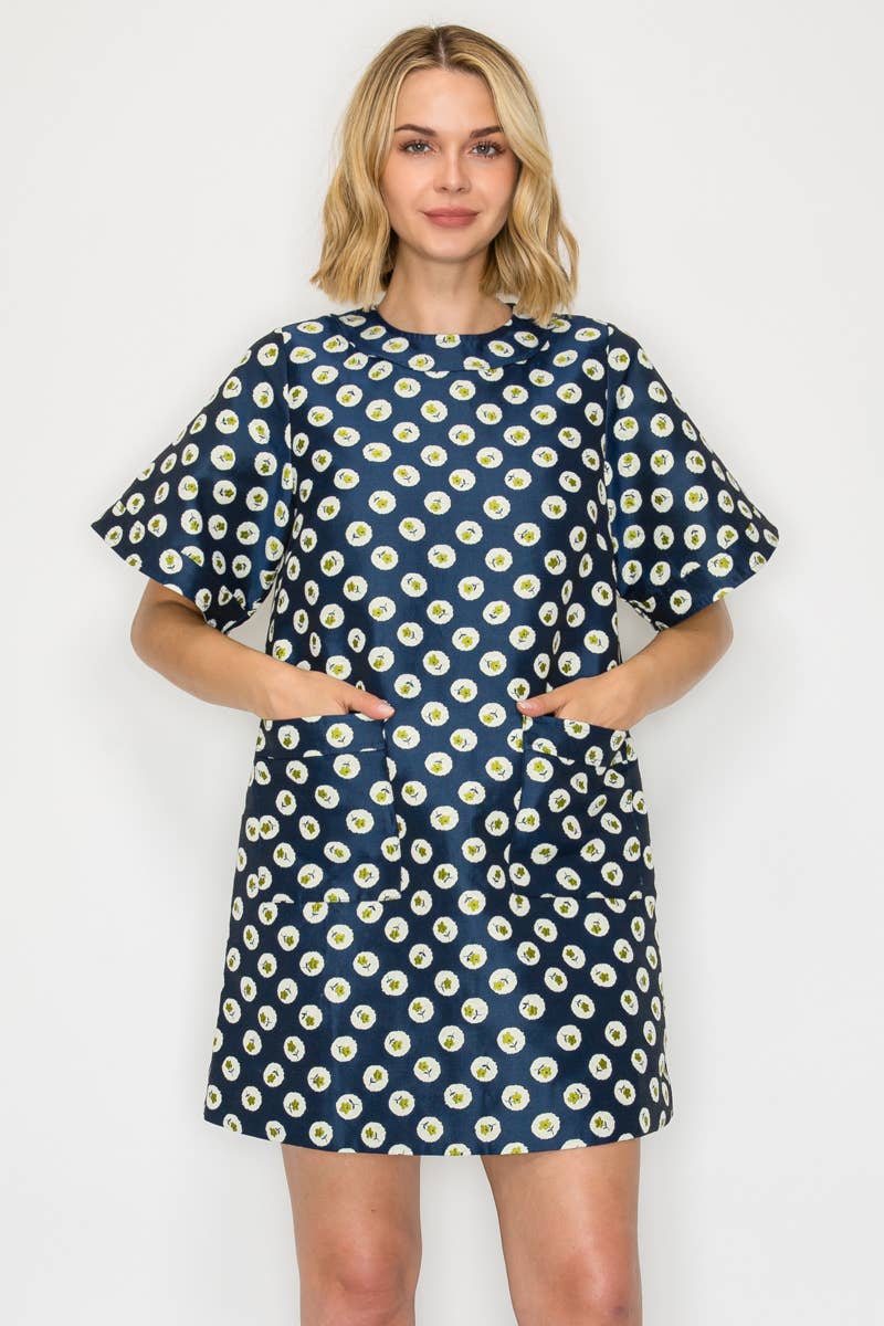 FLOWER DOT DRESS