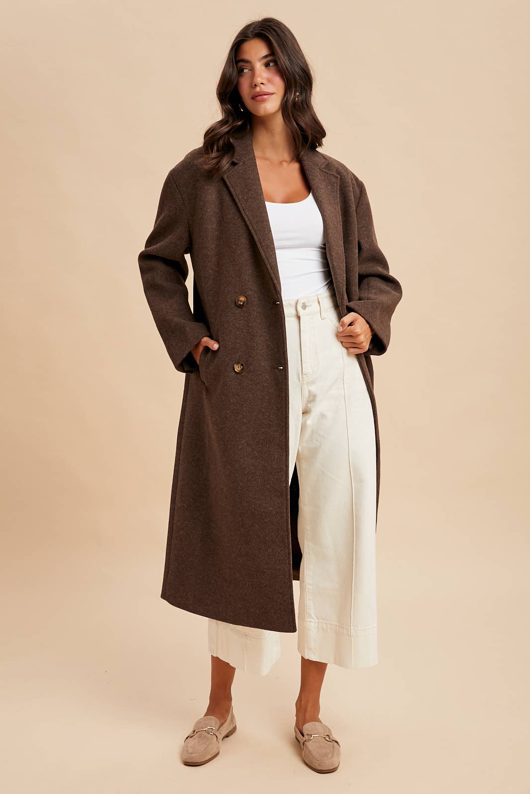 FELTED TRENCH COAT