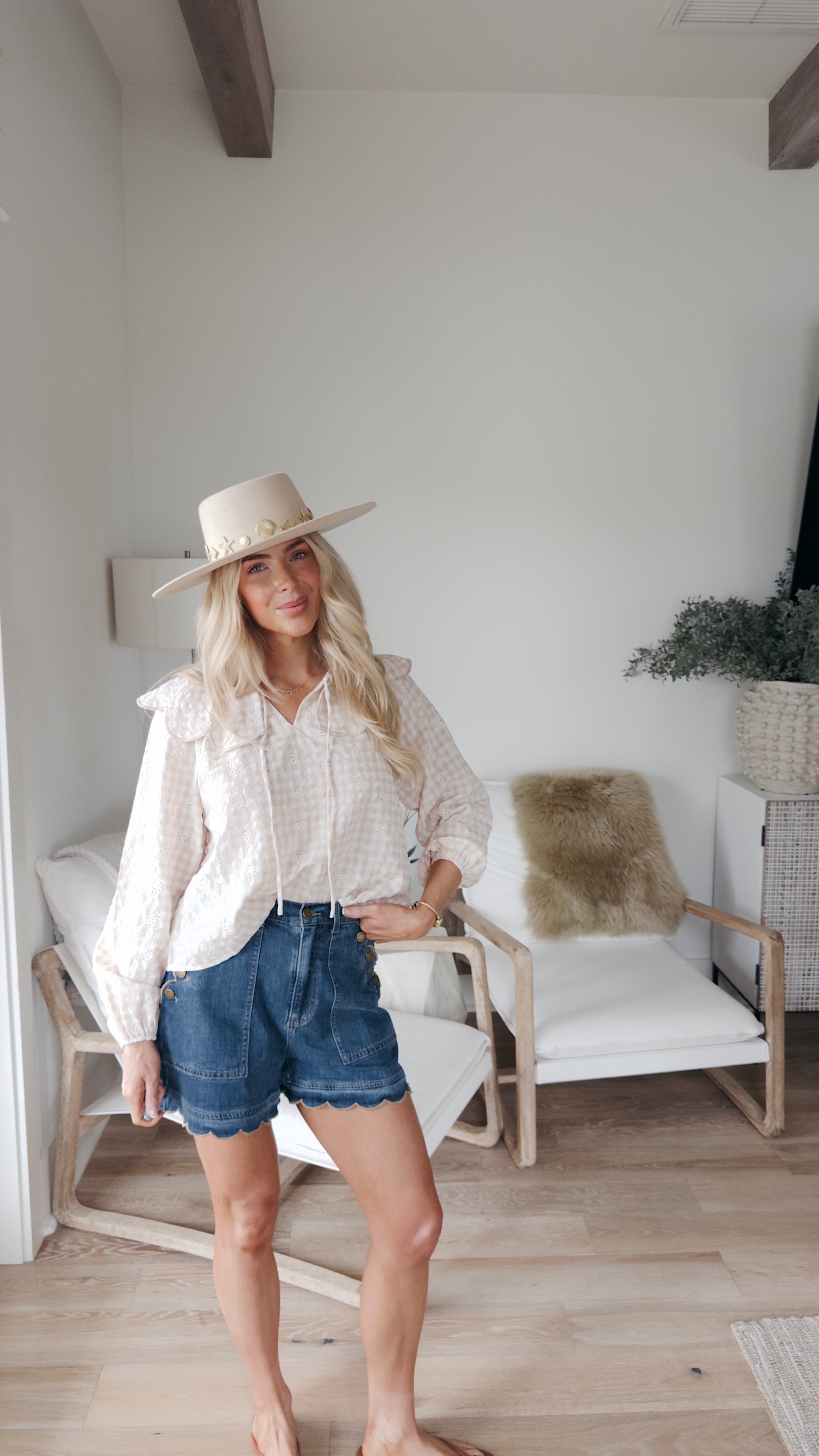 SHELL COTTAGE BLOUSE