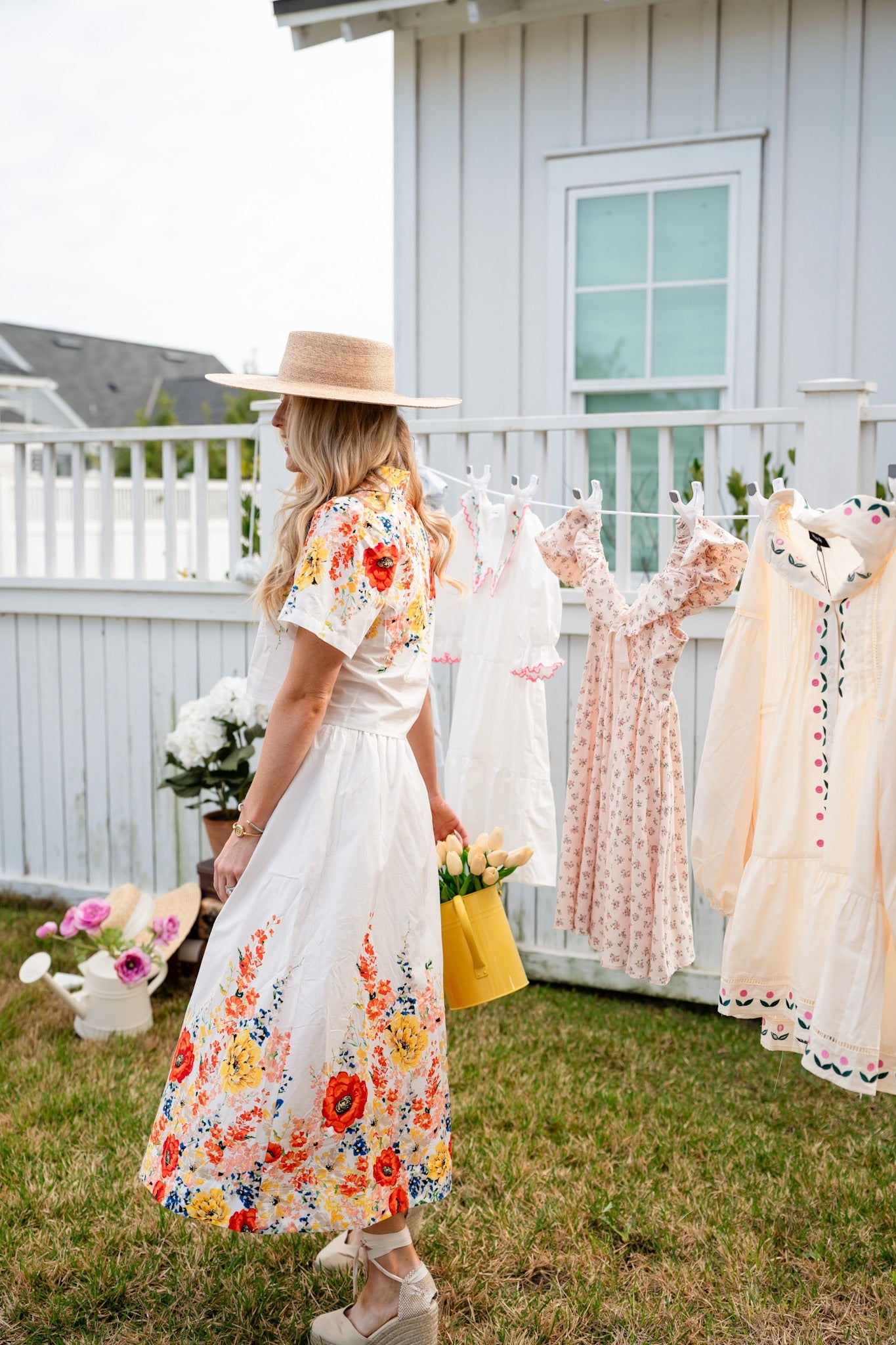 GARDEN BLOOM MIDI SKIRT
