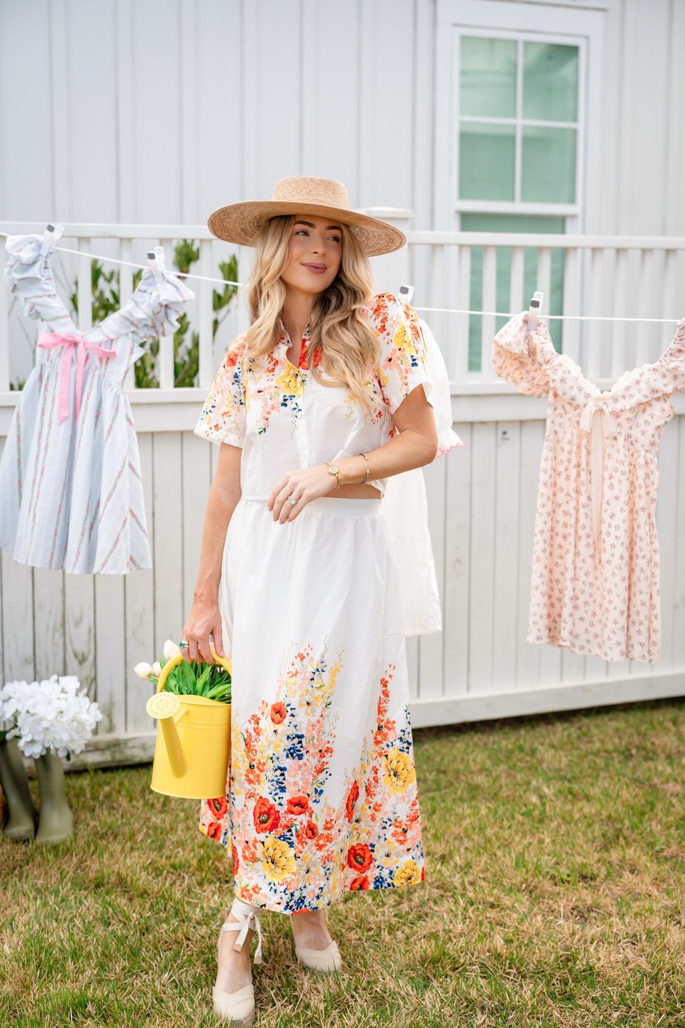 GARDEN BLOOM MIDI SKIRT