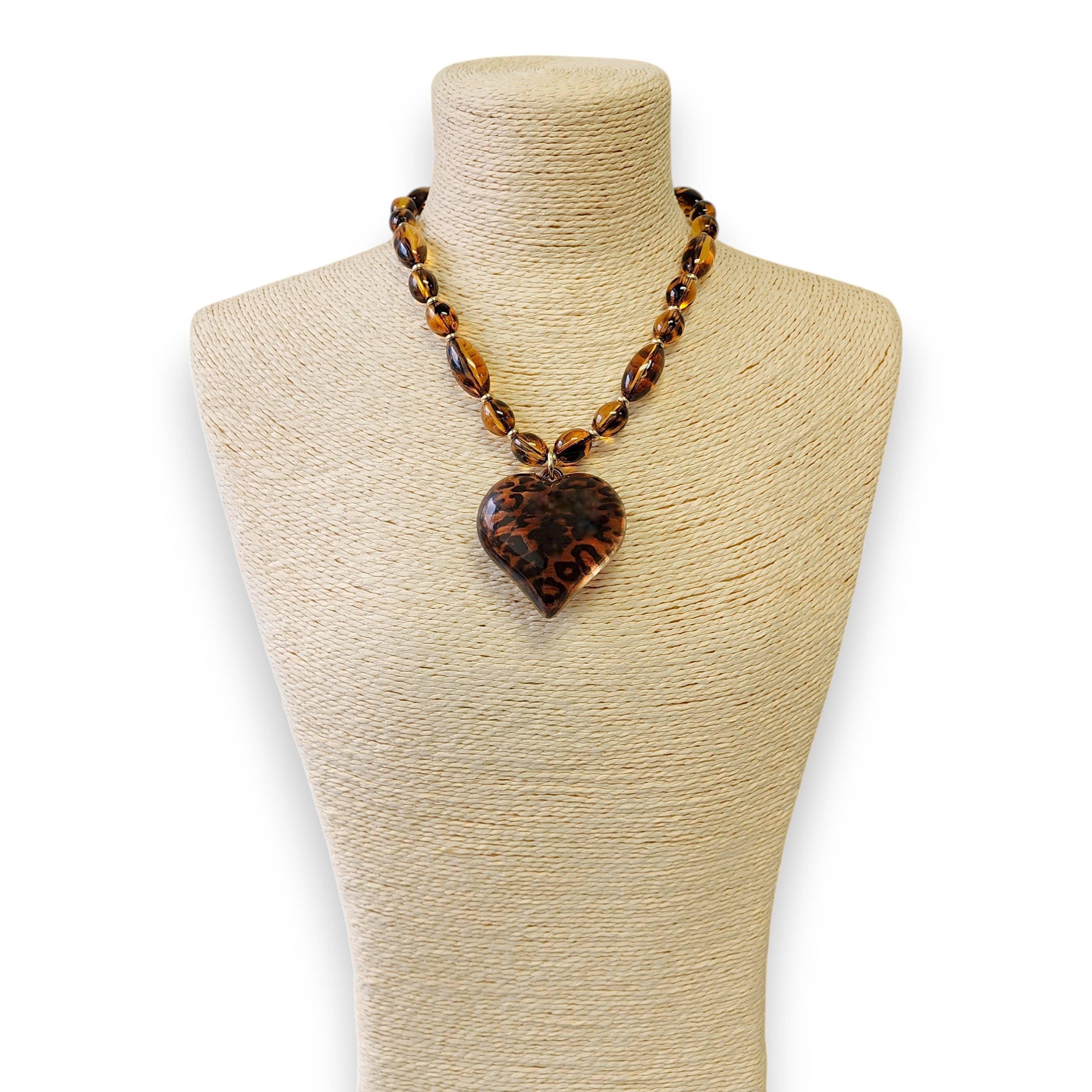 TORTOISE HEART NECKLACE