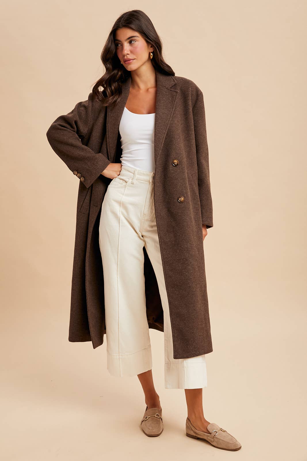 FELTED TRENCH COAT