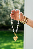 HEART PEARL NECKLACE