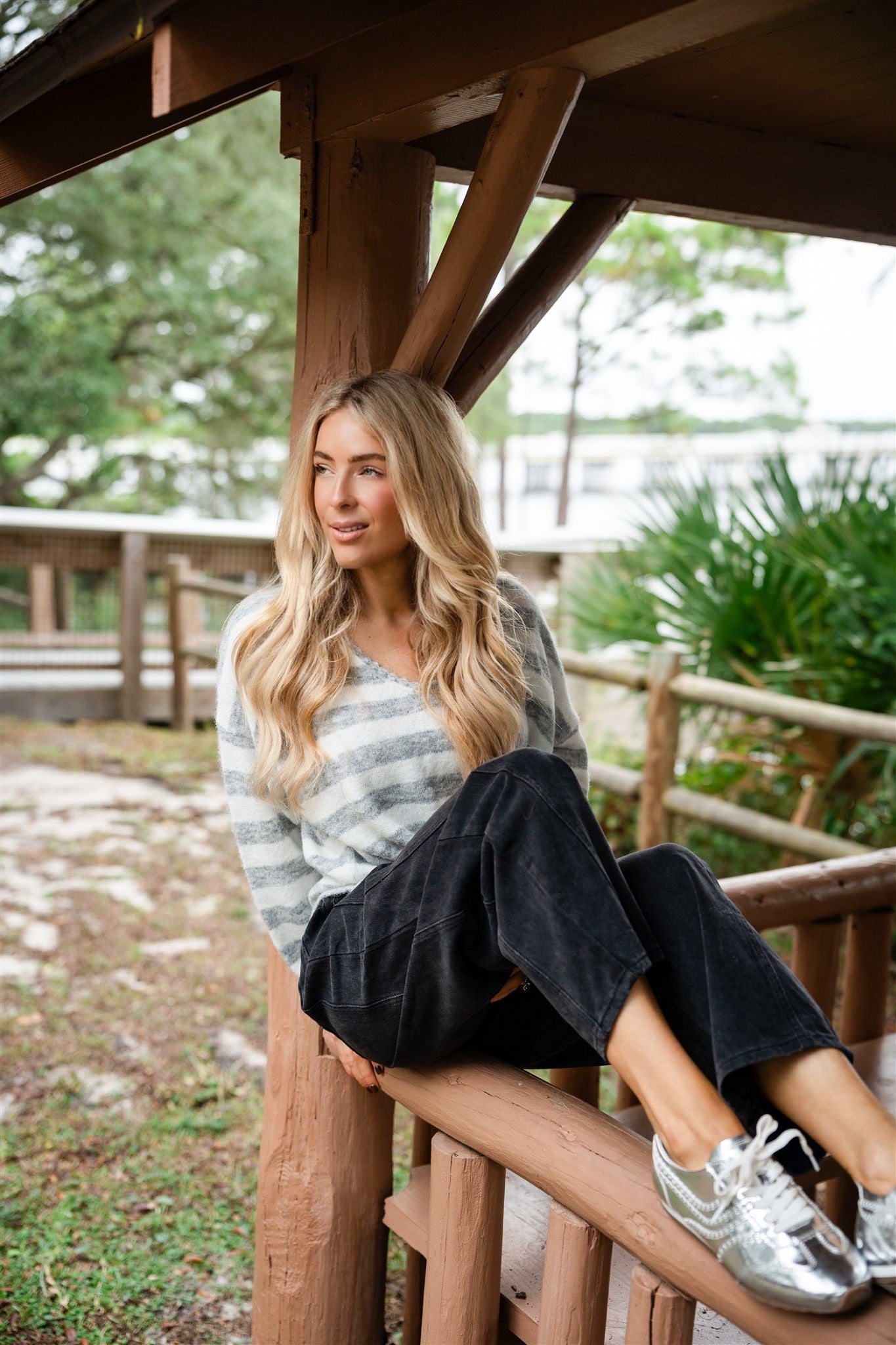 SUNDAY STRIPES SWEATER