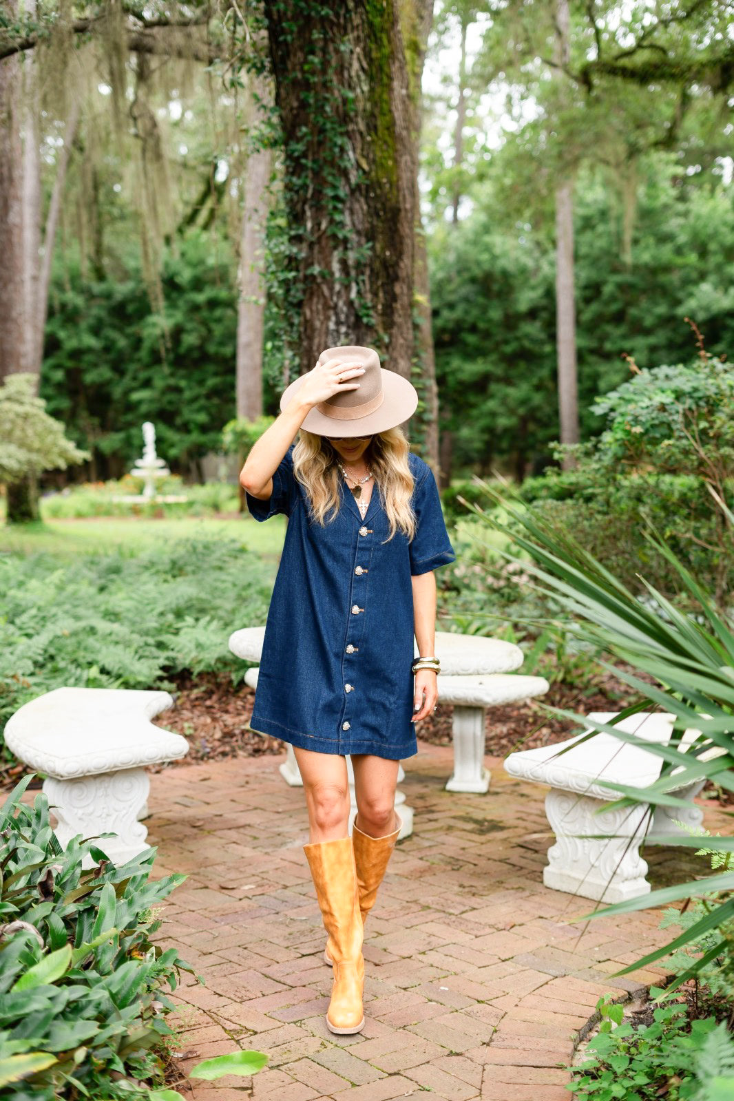 ALL-STAR DENIM DRESS (SHIPS IN 1-2 WEEKS)