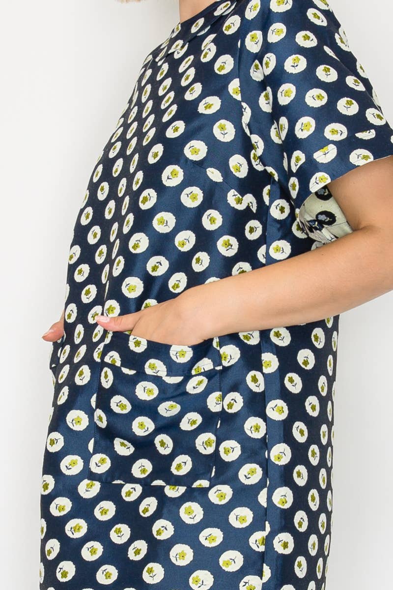 FLOWER DOT DRESS