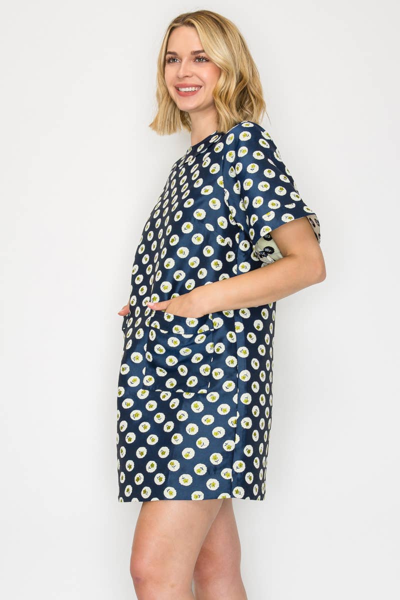FLOWER DOT DRESS