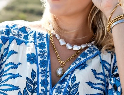 CHUNKY PEARL NECKLACE