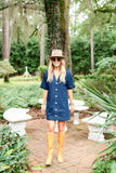 ALL-STAR DENIM DRESS (SHIPS IN 1-2 WEEKS)