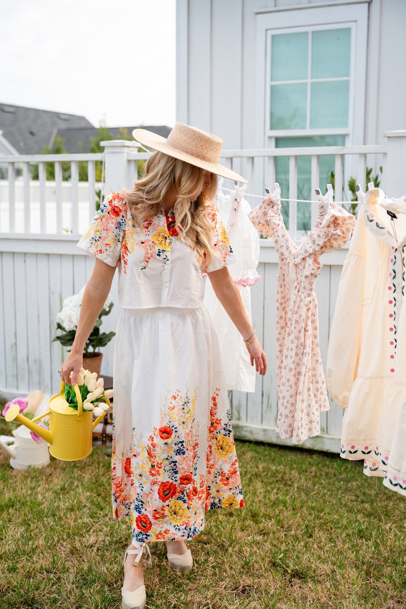 GARDEN BLOOM MIDI SKIRT