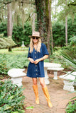 ALL-STAR DENIM DRESS (SHIPS IN 1-2 WEEKS)