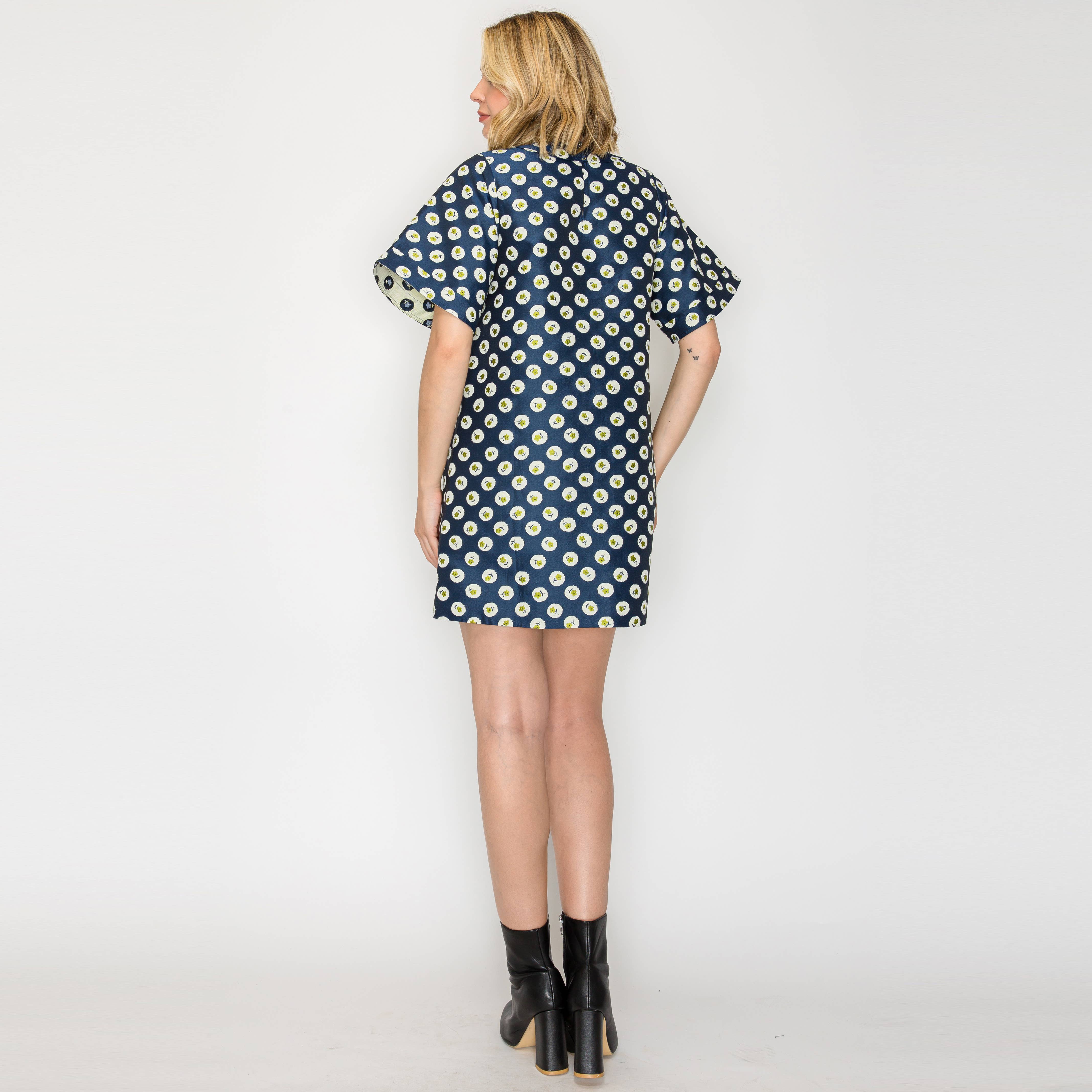 FLOWER DOT DRESS