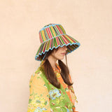 TROPICAL | OCEAN BLUE | LUXE CAPRI HAT