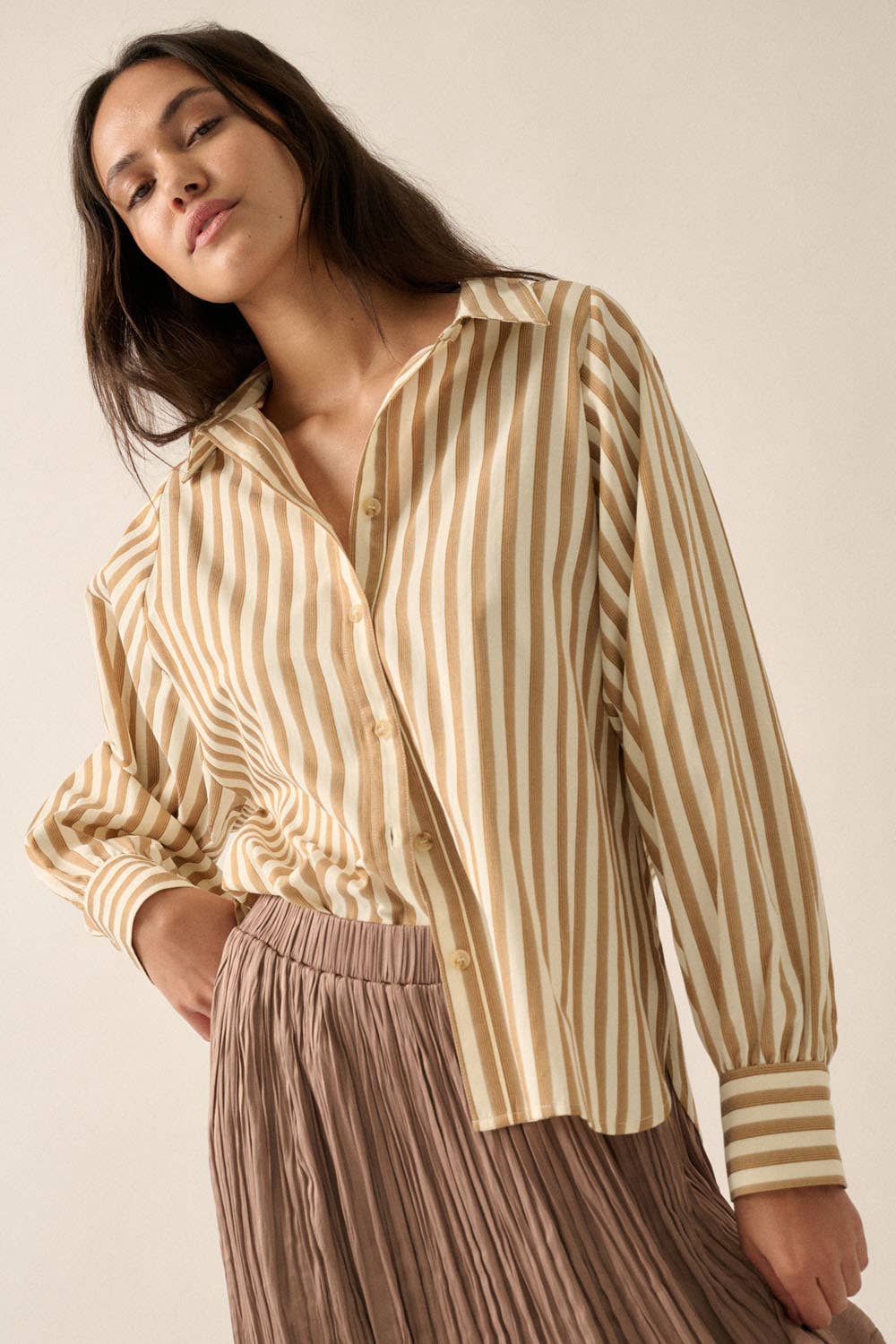 CHESTNUT BUTTONUP