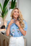 SEA BLOOM BLOUSE