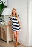NAVY NECTAR DRESS